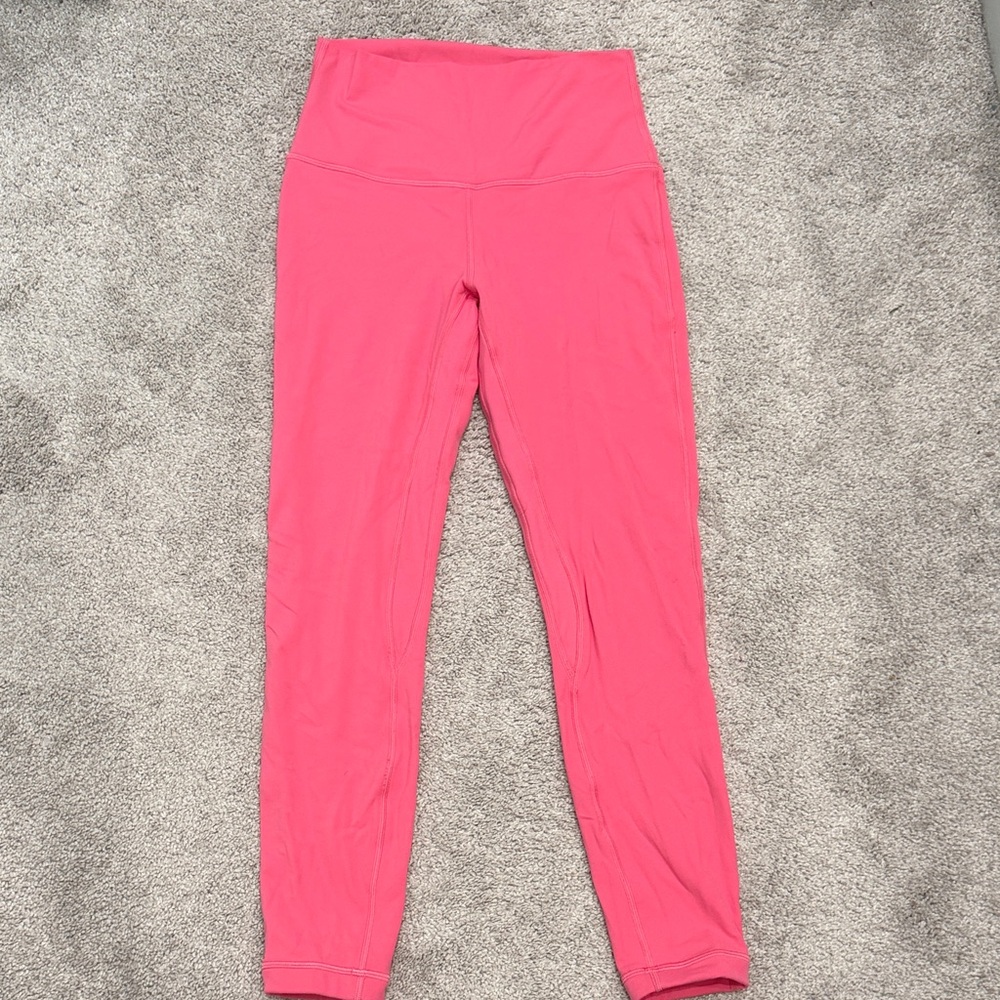 Lululemon women’s align Bright Pink High-Waist Leggings pants
